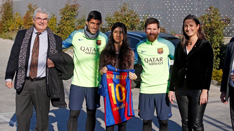 Barcelona’dan Nadia Murad’a tebrik